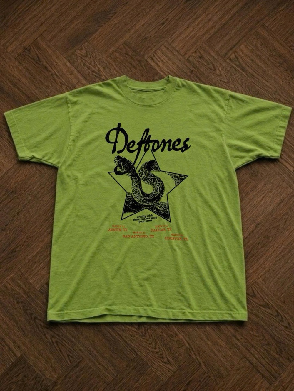Kiwi Green Graphic Tee - Band Shirt